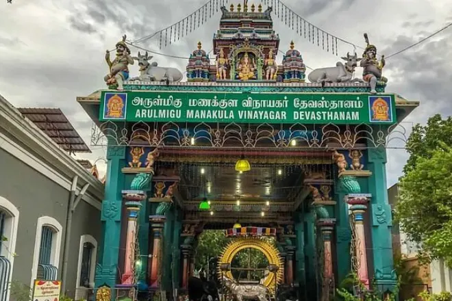 manakula vinayagar temple tirupati to pondicherry distance cab