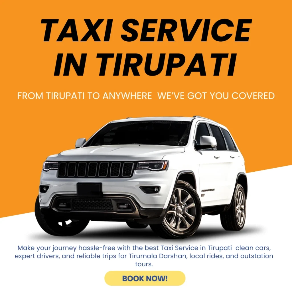Cab from taxi service in tirupati