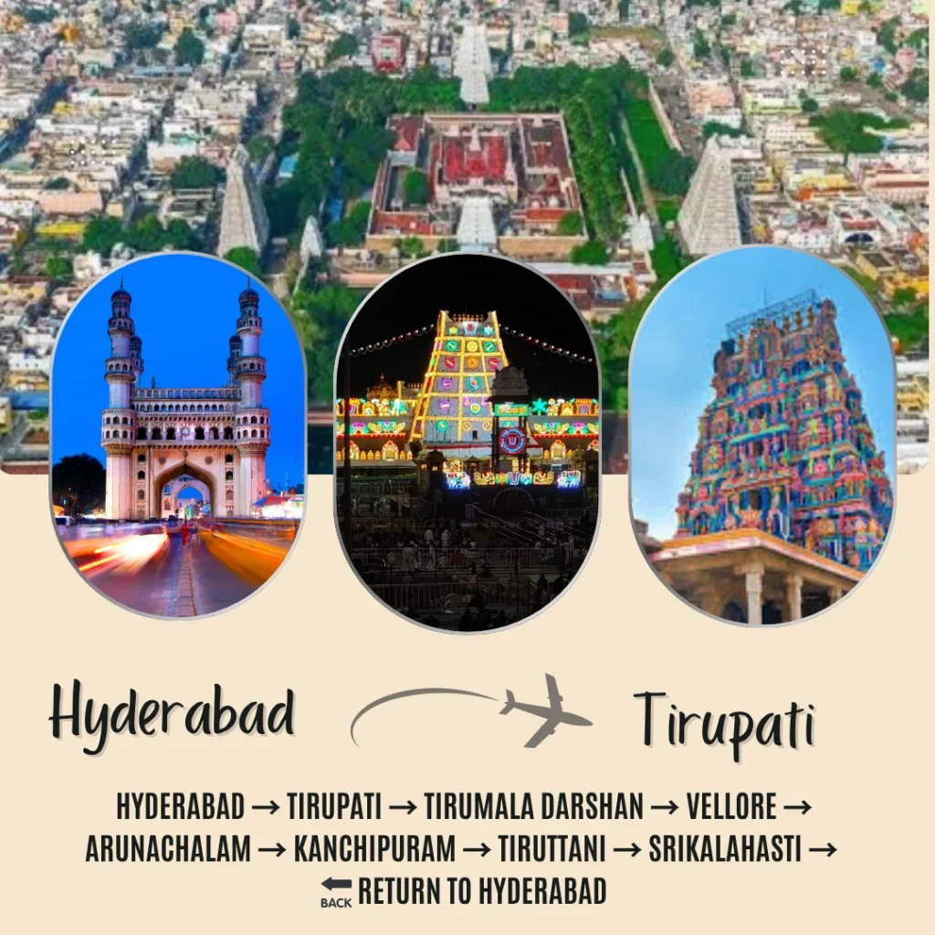 Hyderabad to Tirupati Temple Tour Package