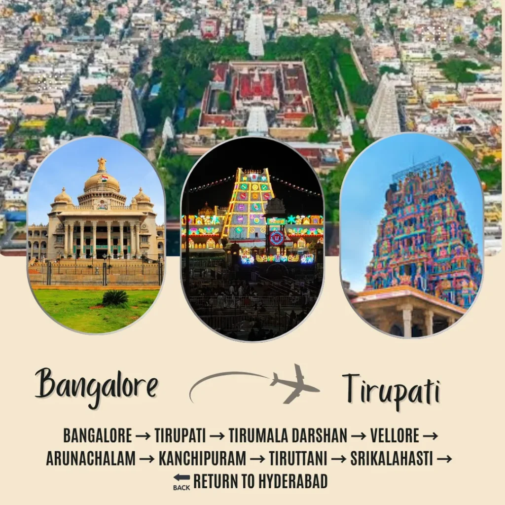 Bangalore to tirupati tour packages