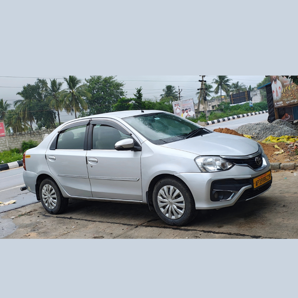 Car for rent in Tirupati Day Rentals 29 Etios 1