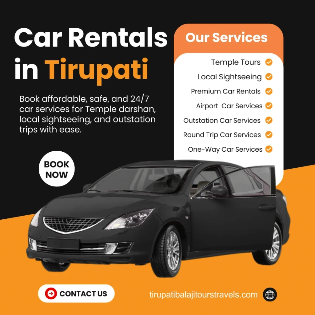 Cab service for car rentals in tirupati