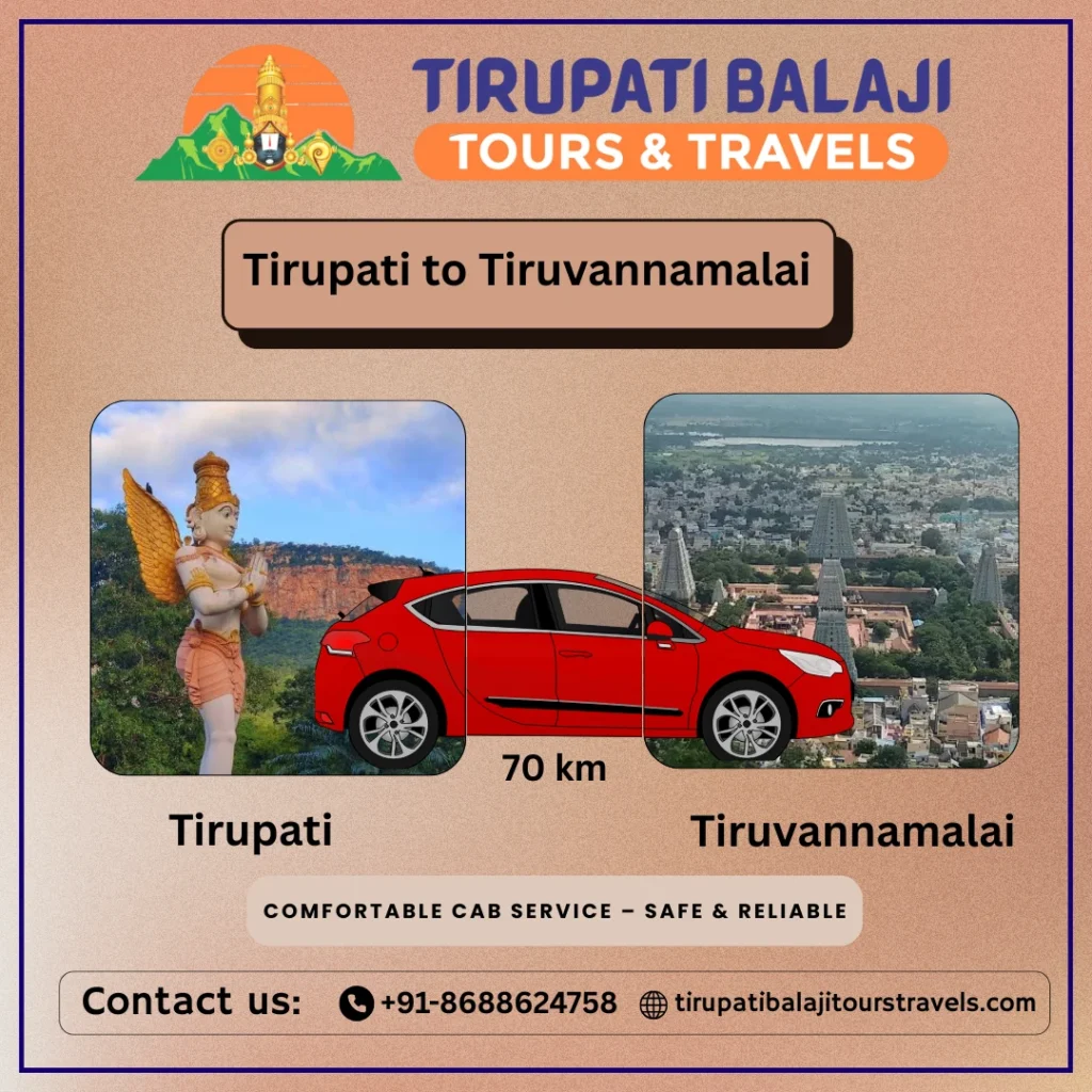 Tirupati to Tiruvannamalai 12 Cab service for tirupati to tiruvannamalai