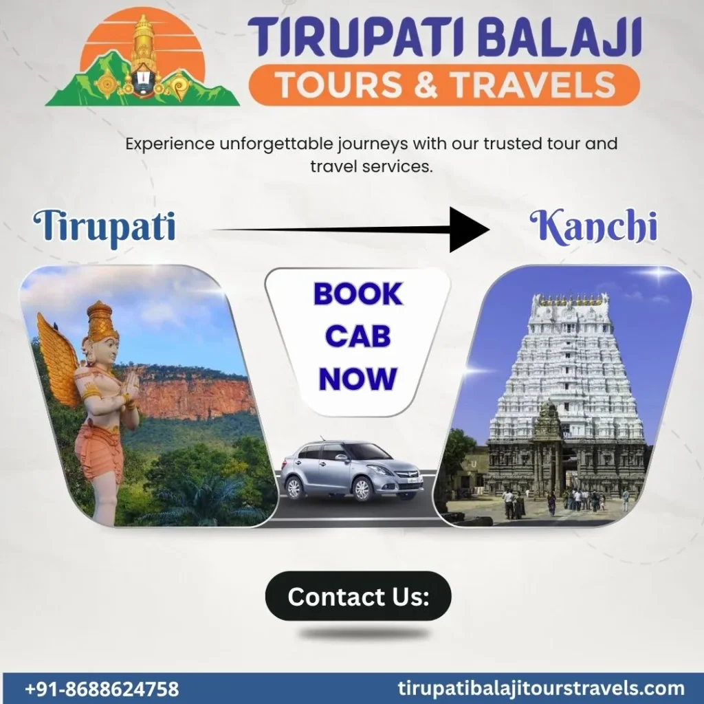 Cab service for buses from tirupati to kanchi