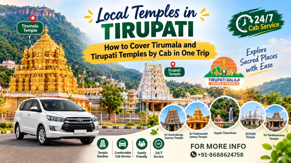 Taxi Services in Tirupati 100 Local Packages